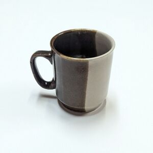 Vintage Neutrals Striped Earthenware Mug